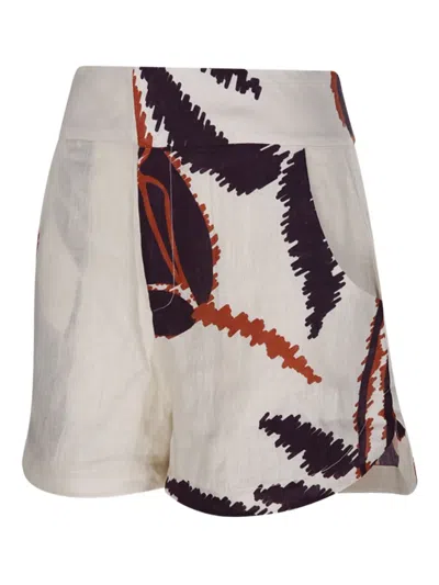 Juan De Dios Linen Shorts In Neutral