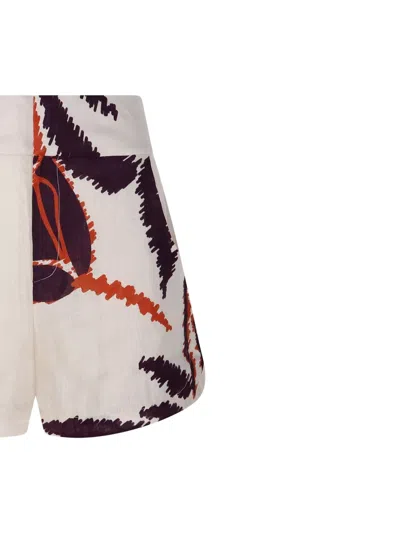 Juan De Dios Linen Shorts In Neutral