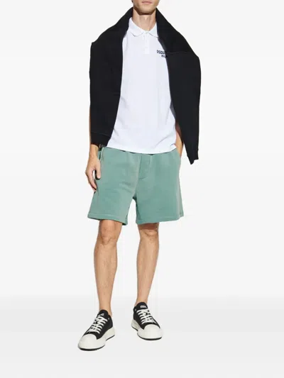 Dsquared2 Logo-print Polo Shirt In White