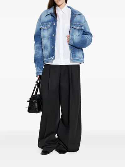 Dsquared2 Patch-pocket Shirt In White