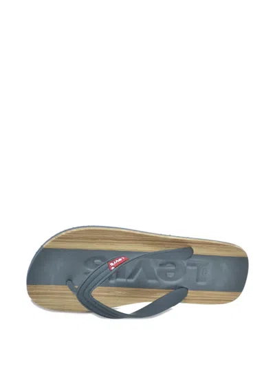 Levi's Jayden Flip Flops In Gray