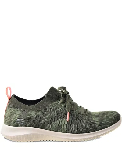 Skechers Ultra Flex Wild Pursue Sneakers In Green
