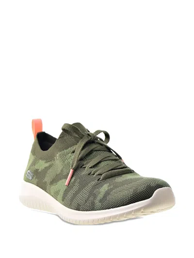 Skechers Ultra Flex Wild Pursue Sneakers In Green