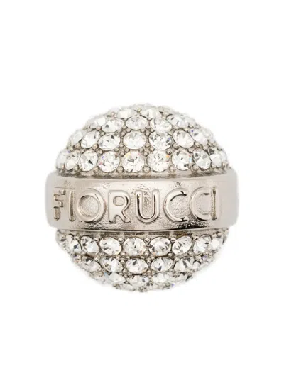 Fiorucci Crystal-embellished Earring In Transparent