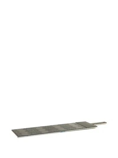 Knindustrie In/cut 2 Dembossed-pattern Cutting Board (79cm X 18 Cm) In Gray