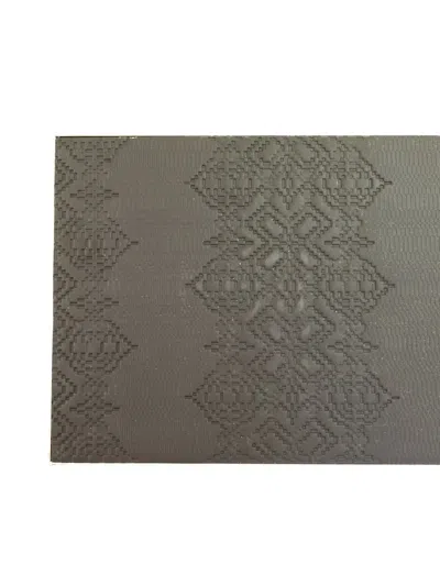 Knindustrie In/cut 2 Dembossed-pattern Cutting Board (79cm X 18 Cm) In Gray