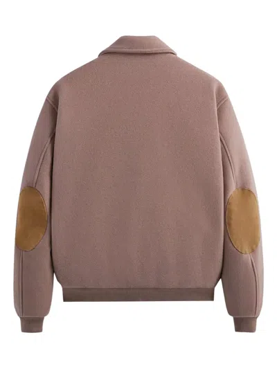 Kith Coaches Elbow-patch Jacket In Purple