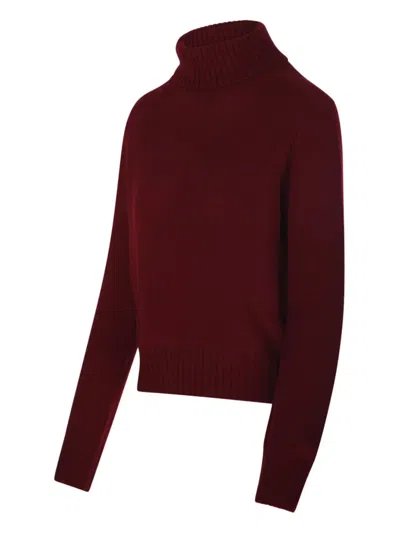 Beyou Turtleneck Sweater In Burgundy