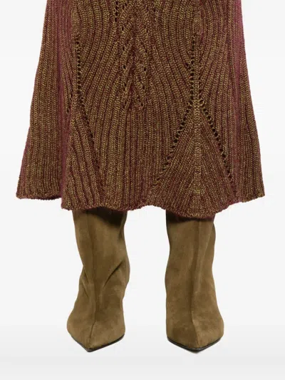 Vivienne Westwood Brown Mary Maxi Skirt In Brown
