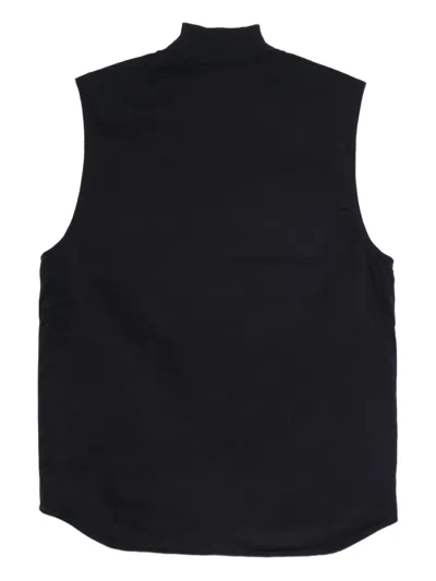 Carhartt Dearborn Canvas Classic Vest In Black