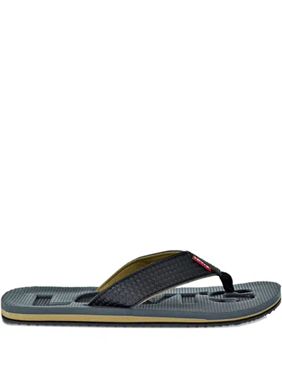 Levi's Kyle Sport Logo-embossed Flip Flops In Black