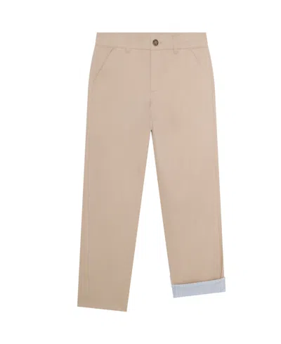 B By Brooks Brothers Big Boys Stretch Twill Pants In Neutral