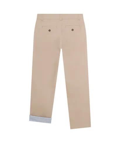 B By Brooks Brothers Big Boys Stretch Twill Pants In Neutral