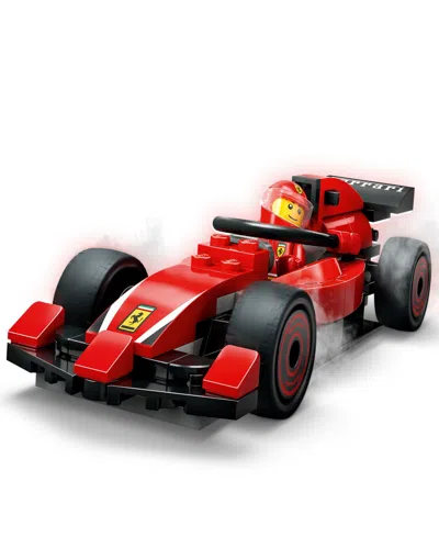 Lego City F1 Pit Stop Pit Crew With Ferrari Car Toy 60443, 322 Pieces In Red