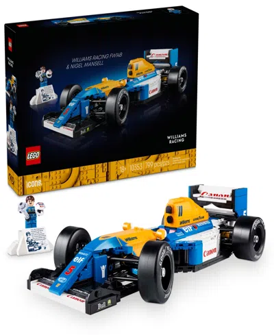 Lego Icons Williams Racing Fw14b And Nigel Mansell Model Car Set 10353, 799 Pieces In Black
