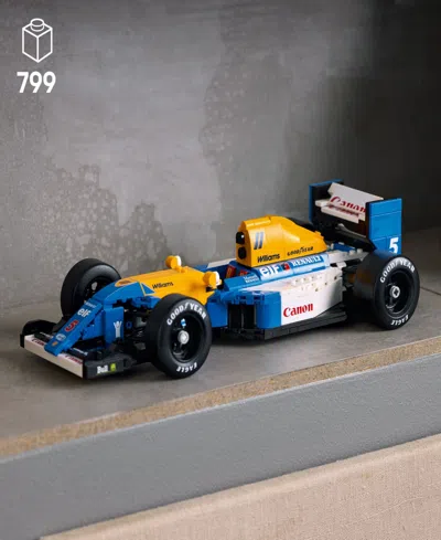 Lego Icons Williams Racing Fw14b And Nigel Mansell Model Car Set 10353, 799 Pieces In Black