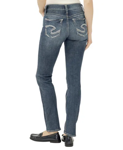 Silver Jeans Co. Women's Suki Mid Rise Curvy Fit Skinny Leg Jeans In Blue