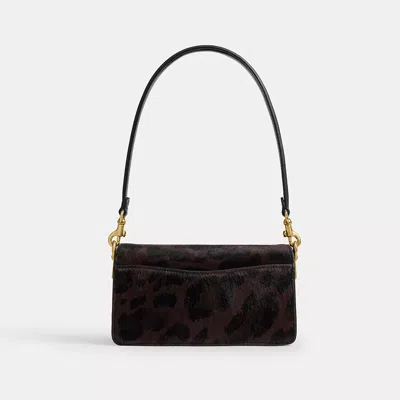 Coach Tabby Shoulder Bag 26 In Haircalf With Leopard Print In Brown