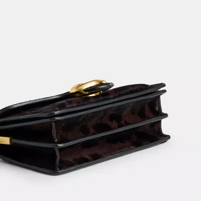 Coach Tabby Shoulder Bag 26 In Haircalf With Leopard Print In Brown