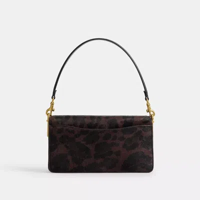 Coach Tabby Shoulder Bag 26 In Haircalf With Leopard Print In Brown