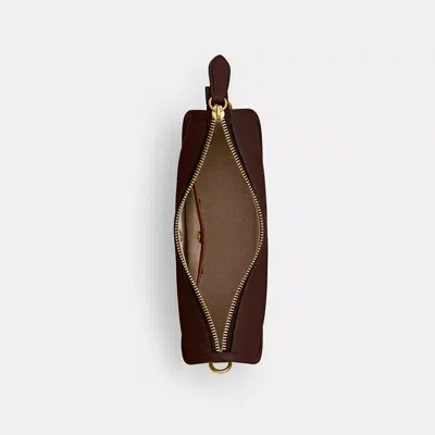 Coach Waverly Shoulder Bag With Embossed Logo In Brown