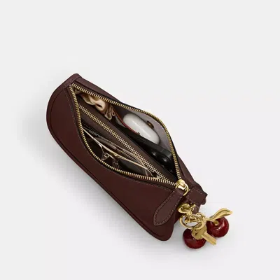 Coach Waverly Shoulder Bag With Embossed Logo In Brown