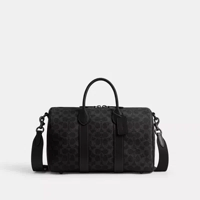 Coach Compass Bag 35 In Signature Canvas