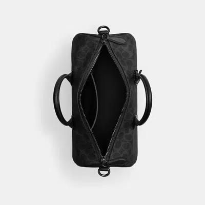 Coach Compass Bag 35 In Signature Canvas