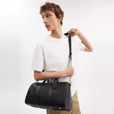 Coach Compass Bag 35 In Black