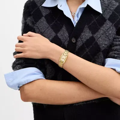 Coach Reese Watch, 20mm X 30mm In Gold