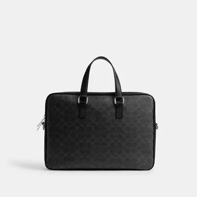 Coach Caden Brief Bag In Signature Canvas