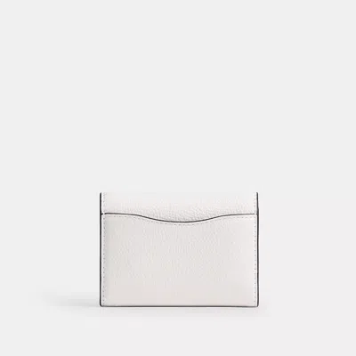 Coach Essential Flap Card Case In Multi