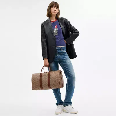 Coach Compass Bag 45 In Signature Canvas In Multi