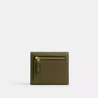 Coach Mila Small Flap Wallet In Green