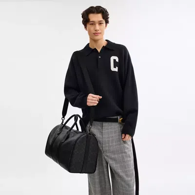 Coach Compass Bag 45 In Signature Canvas