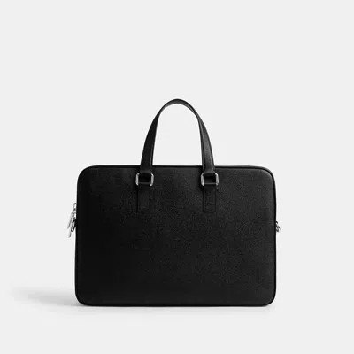 Coach Caden Brief Bag In Black
