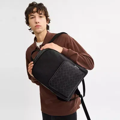 Coach Wade Backpack In Signature Canvas