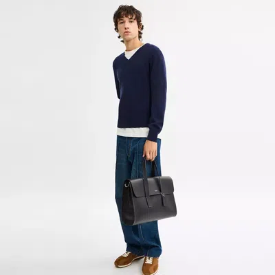 Coach Flatiron Portfolio In Black
