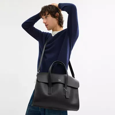 Coach Flatiron Portfolio In Black