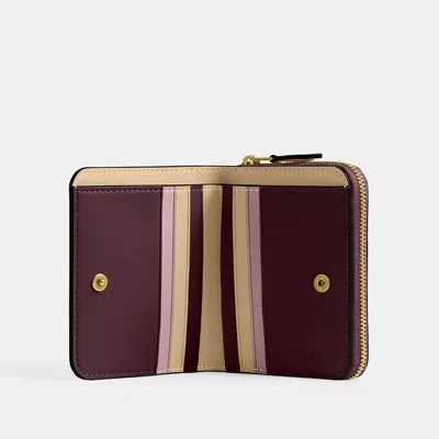 Coach Essential Billfold Wallet In Colorblock In Brown