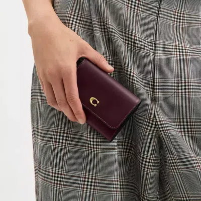 Coach Essential Flap Card Case In Multi