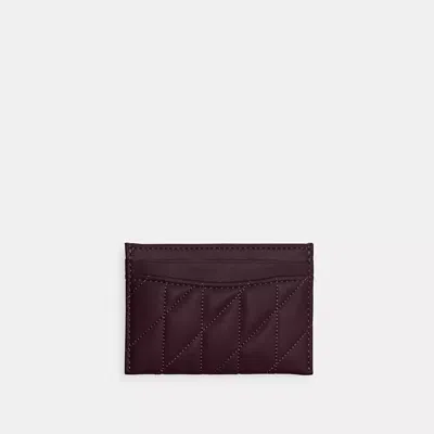 Coach Essential Card Case With Pillow Quilting