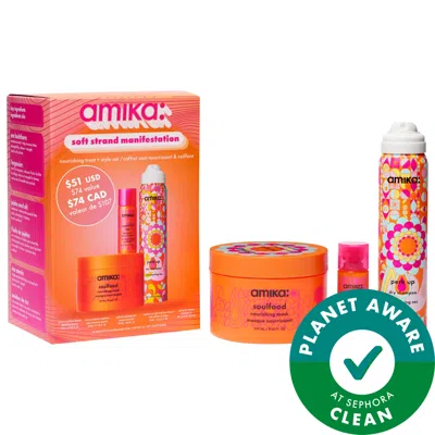 Amika Soft Strand Manifestation Nourishing Treat + Style Hair Gift Set