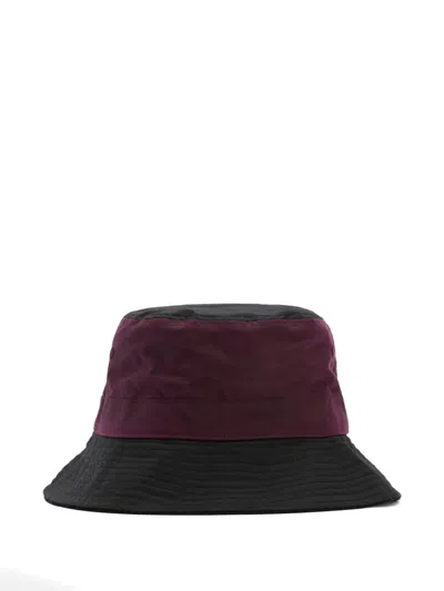 Barbour Brackley Wax Hat Accessories In Burgundy
