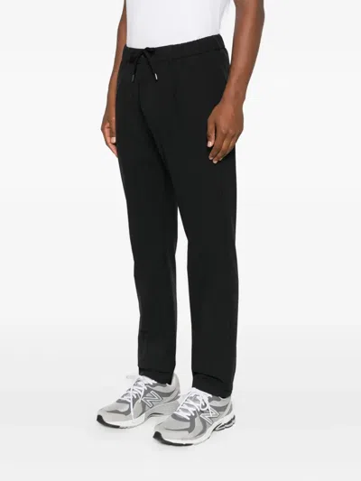 Herno Woven Pants In Black
