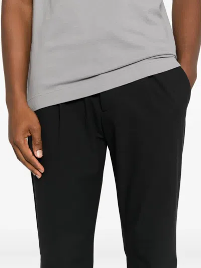 Herno Woven Pants In Black