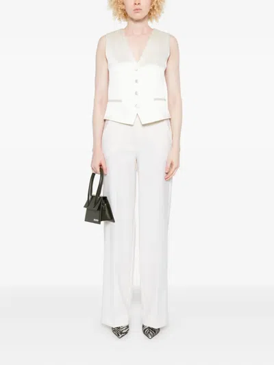 P.a.r.o.s.h Button-fastening Waistcoat In White