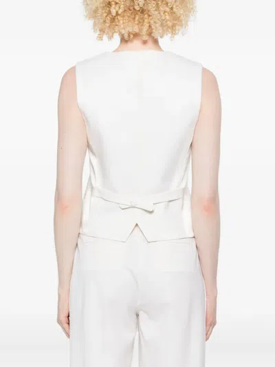 P.a.r.o.s.h Button-fastening Waistcoat In White