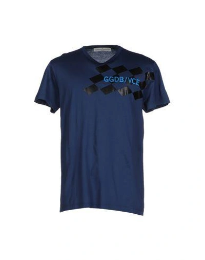Shop Golden Goose T-shirt In Dark Blue