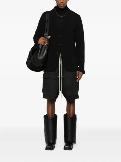 Thom Krom Buttoned Single-breasted Blazer In Black